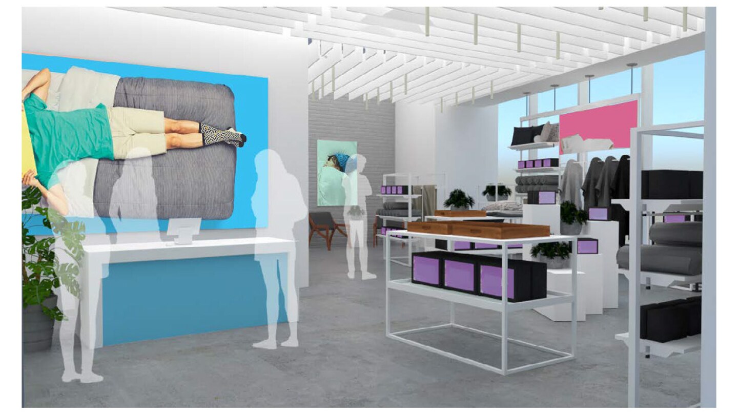 Renderings of shop